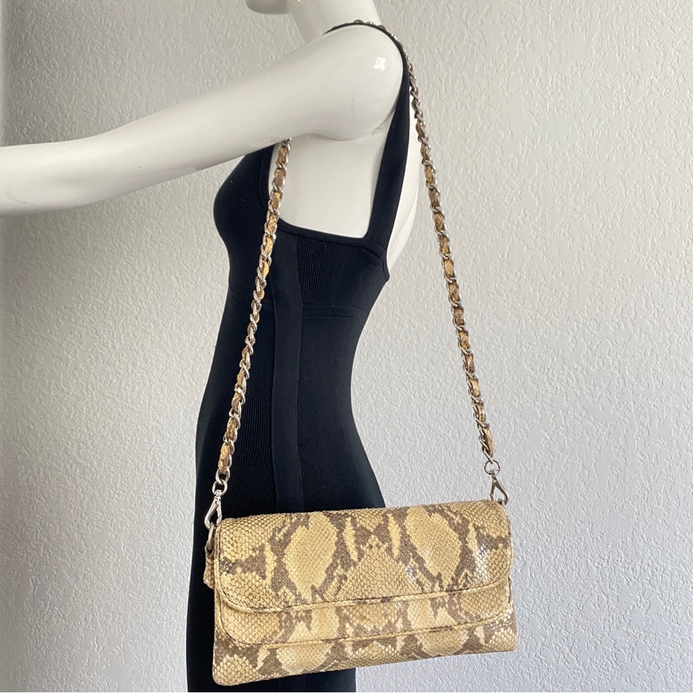 Lockheart Python Chain Shoulder Bag - Picture 10 of 12